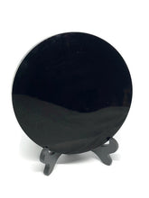 Load image into Gallery viewer, Black Obsidian Scrying Mirror (10cm)
