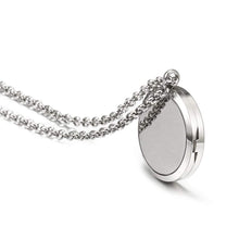 Load image into Gallery viewer, Surgical Steel Diffuser Lockets for Essential Oils with Gift Box - Flower Design