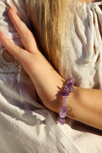 Load image into Gallery viewer, Amethyst Stretch Bracelet