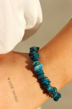 Load image into Gallery viewer, Blue Apatite Stretch Bracelet