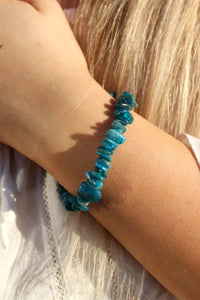 Blue Apatite Stretch Bracelet