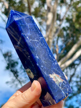 Load image into Gallery viewer, 13.8 Cm A Grade Deep Blue Sodalite Tower