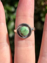 Load image into Gallery viewer, 925 Sterling Silver Natural Australian Variscite Ring