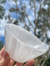 Load image into Gallery viewer, Large Moroccan Selenite Crystal Trinket Bowl Decorative Dish