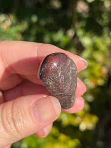 Semi Polished Natural Star Ruby Point #3