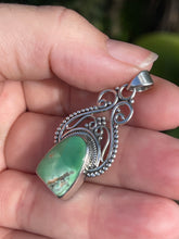 Load image into Gallery viewer, 925 Sterling Silver Natural Australian Variscite Pendant