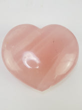 Load image into Gallery viewer, Extra Large AAA Rose Quartz Gold Ribbon Heart