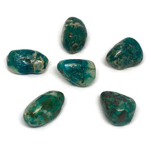 Load image into Gallery viewer, One (1) Medium Chrysocolla Tumbled Stone