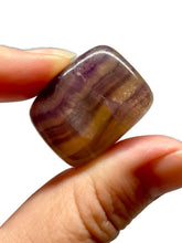 Load image into Gallery viewer, One (1) Golden Rainbow Fluorite Crystal Tumbled Stone