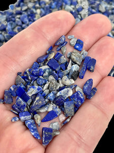Tumbled Lapis Lazuli Crystal Chips (100g)