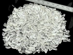 Tumbled Clear Quartz Crystal Chips (100g)