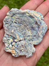 Load image into Gallery viewer, Large A Grade Angel Aura Druzy Chalcedony Rosette