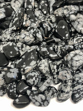 Load image into Gallery viewer, Tumbled A Grade Snowflake Obsidian (100g)