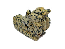 Load image into Gallery viewer, 2” Dalmatian Jasper Dragon Skull