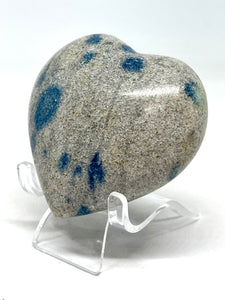 6.4 Cm K2 (Azurite with Granite) Puffy Heart