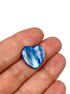 Premium Quality Brazilian Blue Kyanite Crystal Flat Back Heart