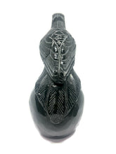 Load image into Gallery viewer, 19 Cm Hand Carved Black Obsidian Crystal Raven Skull