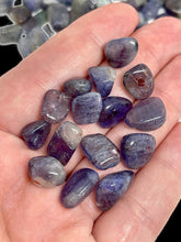 Load image into Gallery viewer, Tumbled Iolite with Sunstone Crystal Chips (100g)