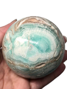 Beautiful 6.8 Cm A Grade Hemimorphite Sphere