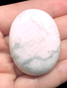 White Howlite Palm Stone