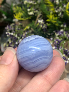 AAA Blue Lace Agate Crystal Sphere #5