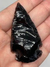 Load image into Gallery viewer, One (1) 2” Black Obsidian Arrow Head
