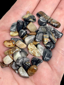 Tumbled Picasso Jasper Crystal Chips (100g)