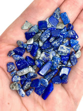 Load image into Gallery viewer, Tumbled Lapis Lazuli Crystal Chips #2 (100g)
