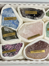 Load image into Gallery viewer, 12 Piece Raw Crystal Specimen Box