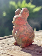 Load image into Gallery viewer, Hand Carved Unakite Crystal Bunny Rabbit