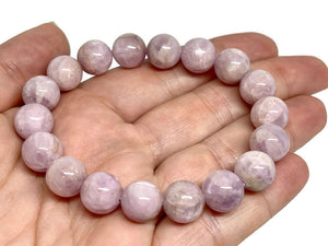 Pretty Lavender Pink Kunzite Crystal Beaded Bracelet