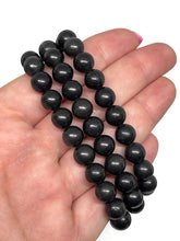 Load image into Gallery viewer, Premium Quality 8mm Natural Russian Shungite Beaded Bracelet