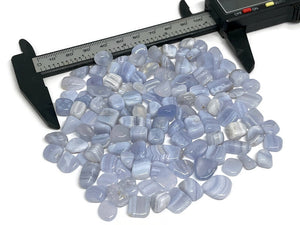 Tumbled Premium Quality Blue Lace Agate Crystal Chips (100g)