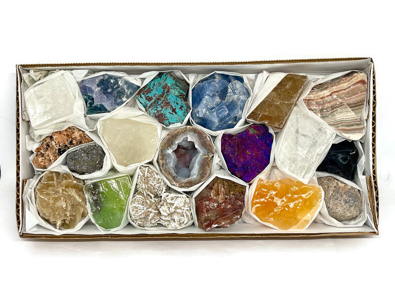 Deluxe Large Raw Crystal Specimen Box