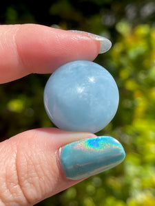 A Grade Aquamarine Crystal Sphere #1