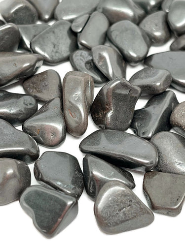 Tumbled Silver Hematite Crystal Chips (100g)