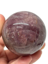 Load image into Gallery viewer, Premium A Grade Purple Lavender Rose Quartz Crystal Sphere with Star
