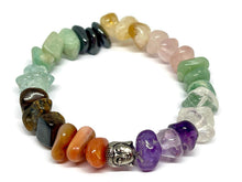 Load image into Gallery viewer, Rainbow Crystal Chakra Healing Bracelet