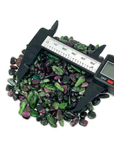 Load image into Gallery viewer, Tumbled A Grade Ruby Zoisite Crystal Chips (100g)