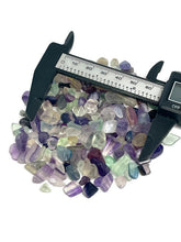 Load image into Gallery viewer, Tumbled Rainbow Fluorite Crystal Chips (100g)