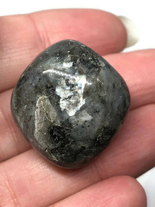 One (1) Larvikite Tumbled Stone