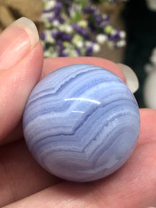 AAA Blue Lace Agate Crystal Sphere #2