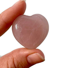 Load image into Gallery viewer, One (1) Brazilian Rose Quartz Crystal Heart