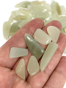 Tumbled Hetian Jade Crystal Chips (100g)