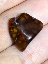 Load image into Gallery viewer, One (1) Tumbled Mexican Fire Agate Specimen