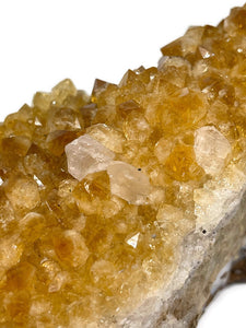 21 Cm A Grade Brazilian Treated Citrine Crystal Cluster