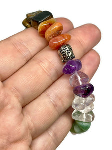 Rainbow Crystal Chakra Healing Bracelet