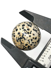 Load image into Gallery viewer, One (1) 25 to 30 mm Dalmatian Jasper Sphere