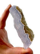 Load image into Gallery viewer, Large Blue Lace Agate Polished Slice