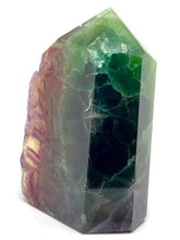 Load image into Gallery viewer, Multicoloured Rainbow Fluorite Crystal Cubic Cluster Point